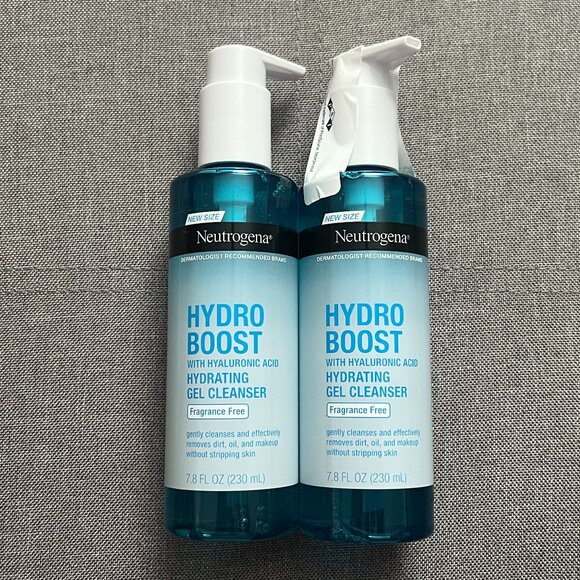 2-Pack Neutrogena Hydro Boost with Hyaluronic Acid Hydrating Gel Cleanser - Picture 1 of 4